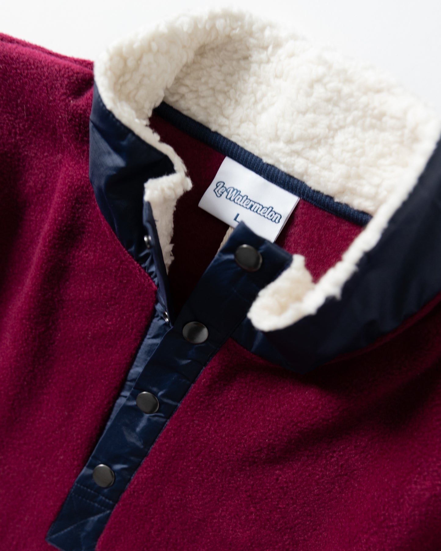 polar fleece red sherpa
