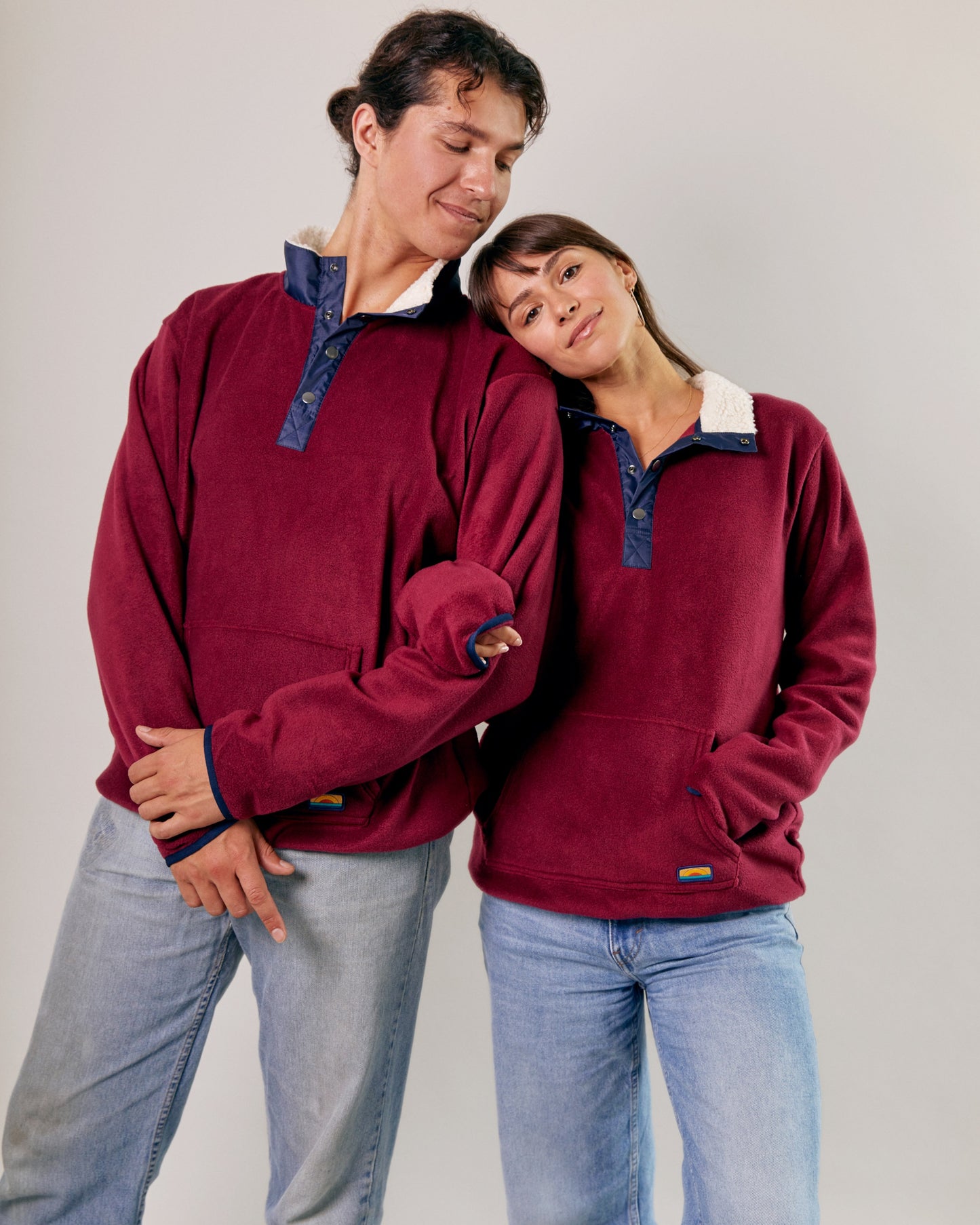 polar fleece red unisex
