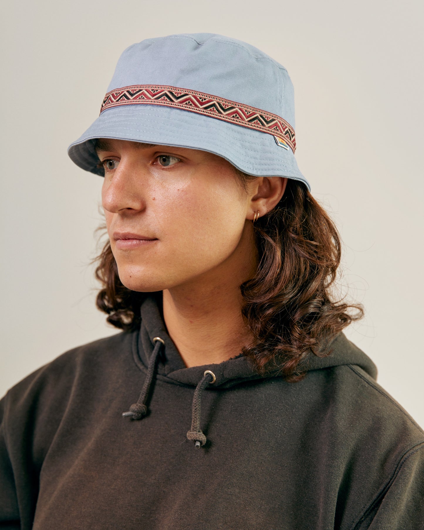 bucket hat blue mens