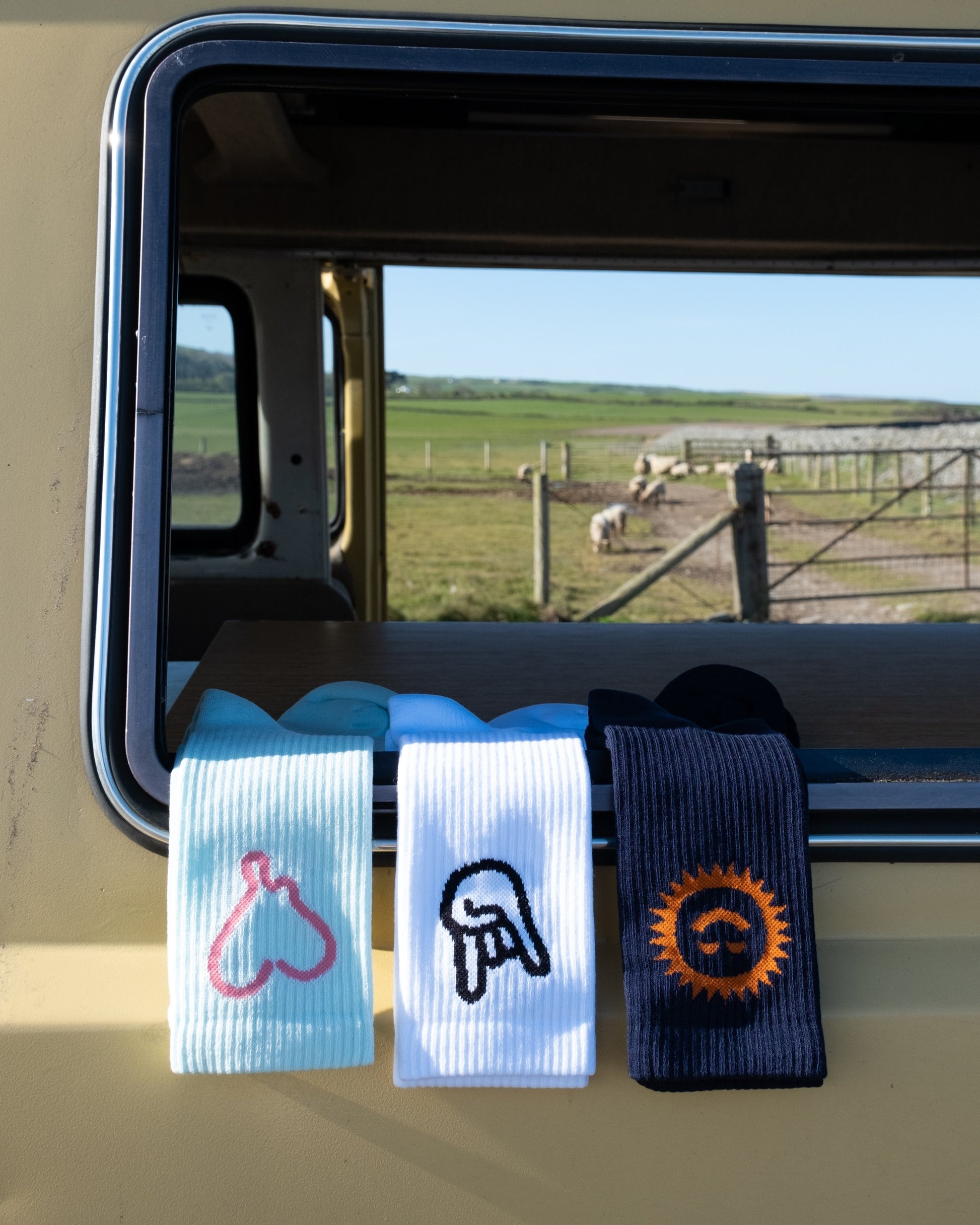 sock bundle outdoors