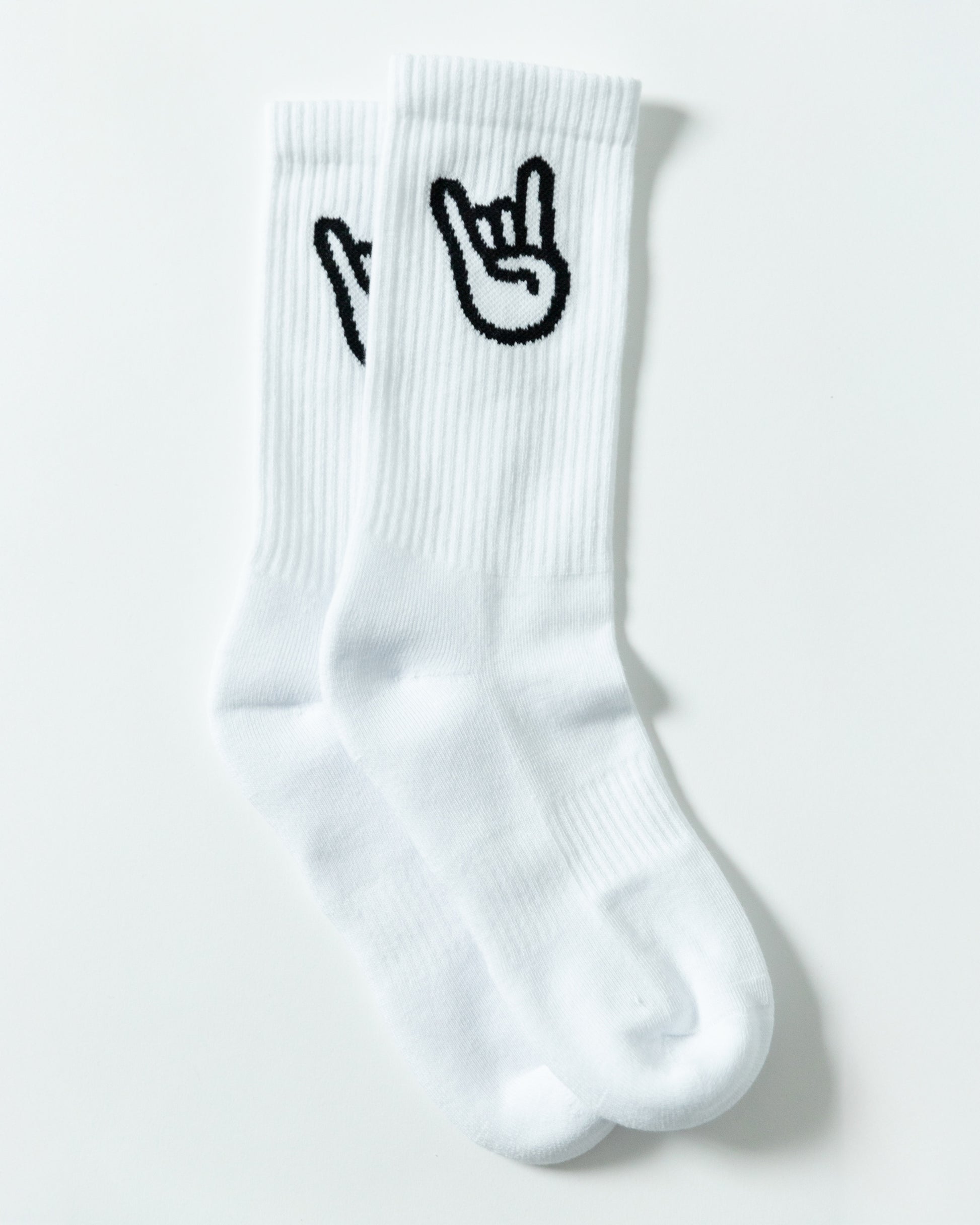 white socks